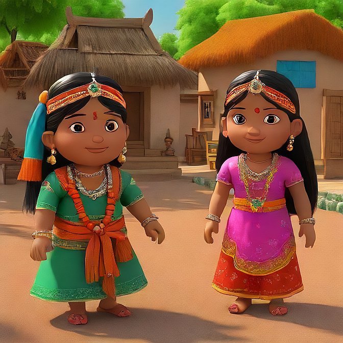 3D cartoon character art